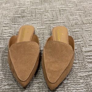 Tan Suede Women's Mules